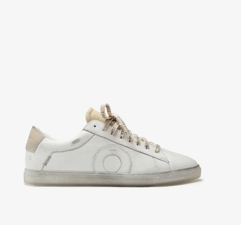 Men's sneakers with a decorative logo on the sideLow 1 | Sand Yin Yang