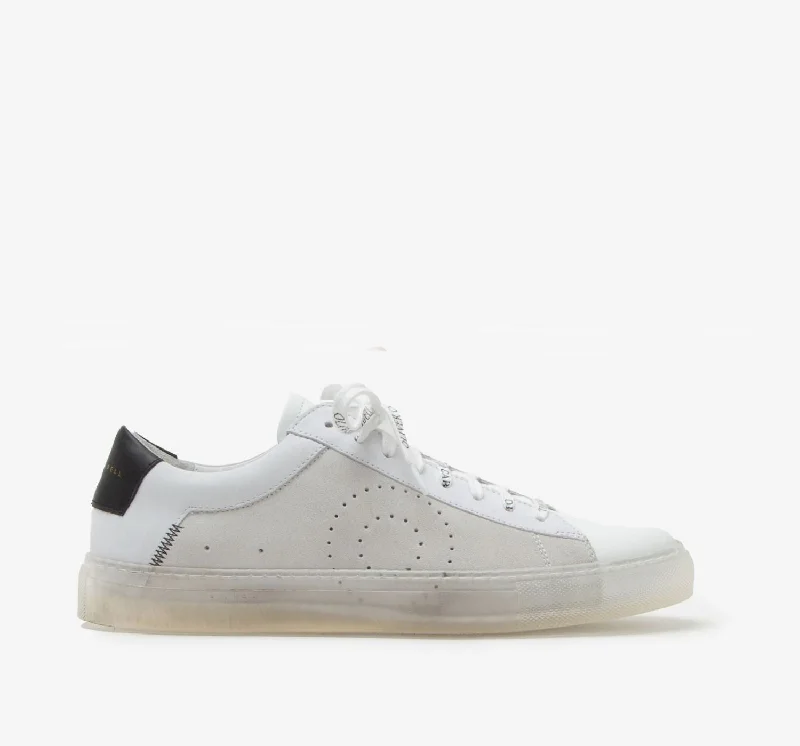 Men's sneakers with a padded collar and tongueLow 1 | Sea Salt Ghost