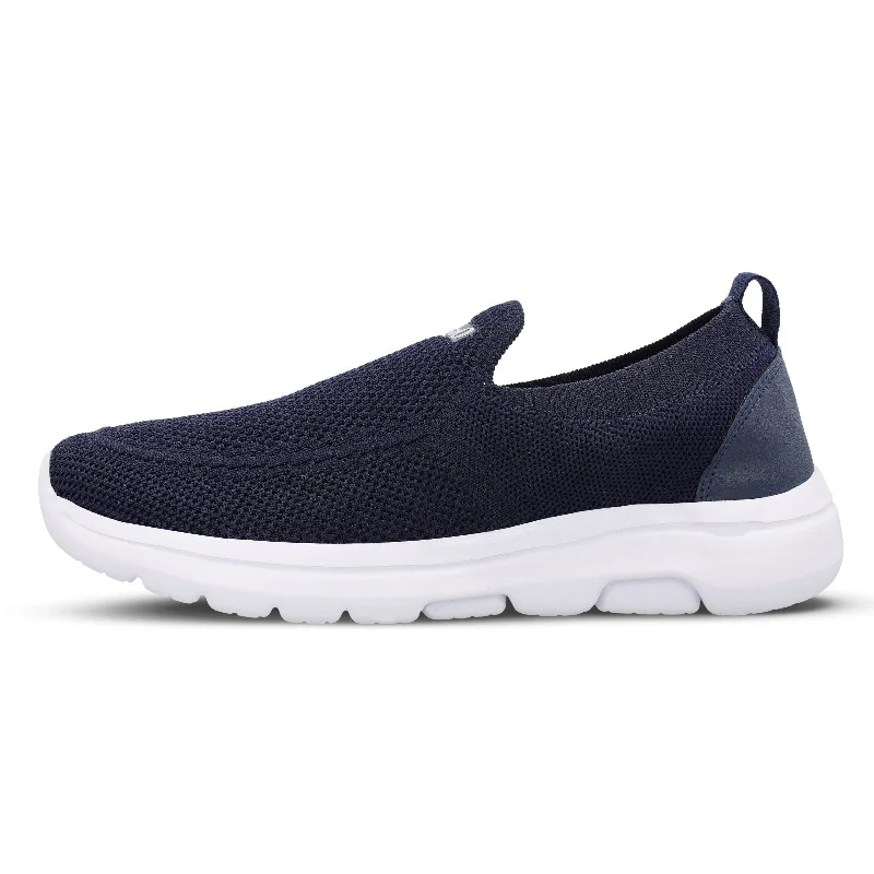 Men's walking shoes with a shock - absorbing insoleWalkaroo Belly Shoes for Men - XS9770 Navy Blue