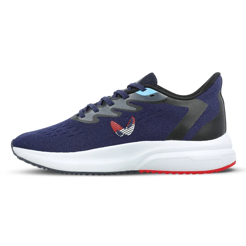 Men's walking shoes with a stability control systemWalkaroo Running Shoes for Men - WS9079 Navy Blue