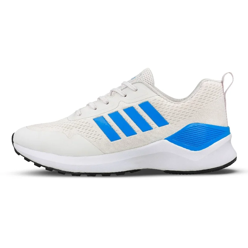 Men's walking shoes with a padded collar and tongueMen's Lace-up Sports Shoe - WS9089 White