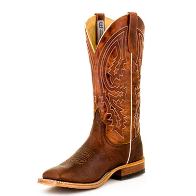 Men's cowboy boots with a heel guardAnderson Bean Rust Lava Mike Tyson Bison Western Boot