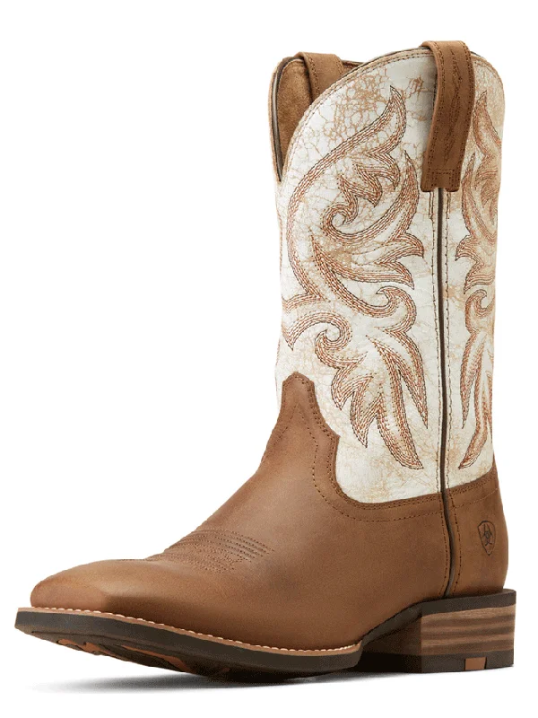 Men's cowboy boots with a leather lining for comfortAriat 10047023 Mens Slingshot Western Boot Vienna Tan