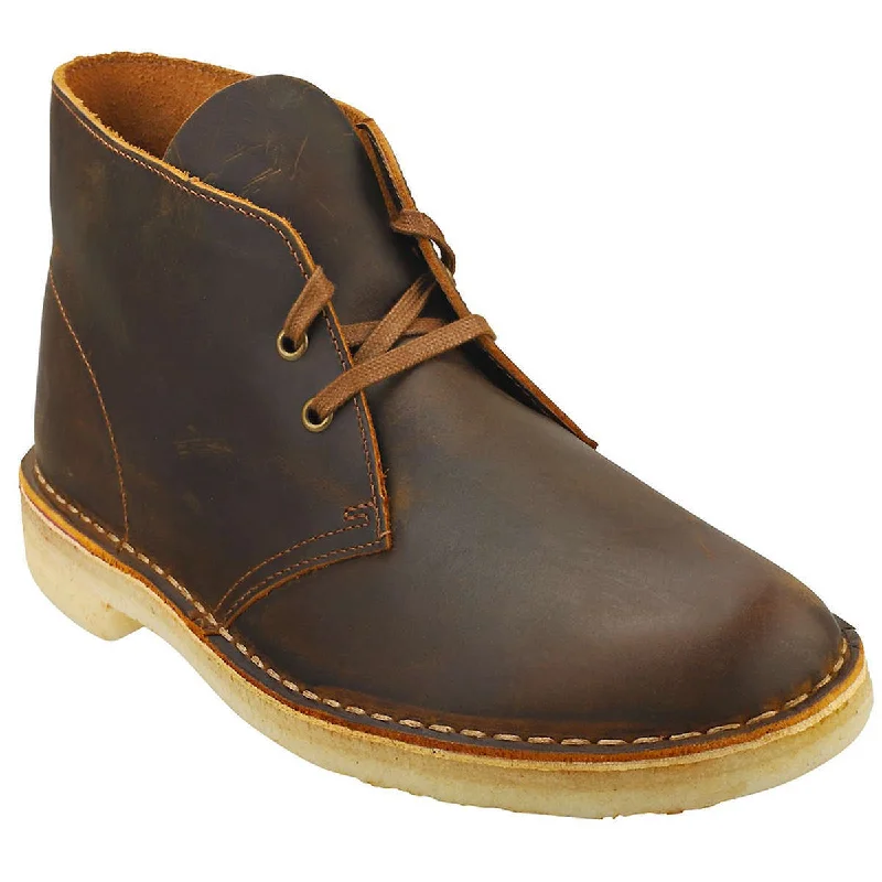 Insulated men's ankle boots for cold weatherDesert Boot Leather Men's Boots