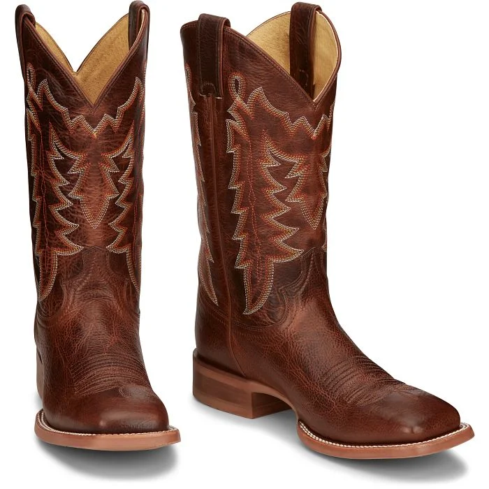 Western - style men's cowboy boots with intricate stitchingJustin Carsen Western Boot