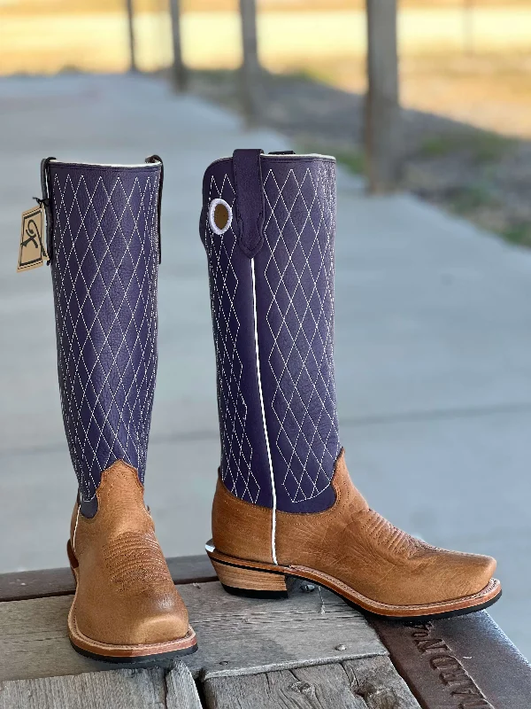 Vintage - style men's cowboy boots with a square toeFenoglio Boot Co. | Camello Smooth Out Tall Top Boot