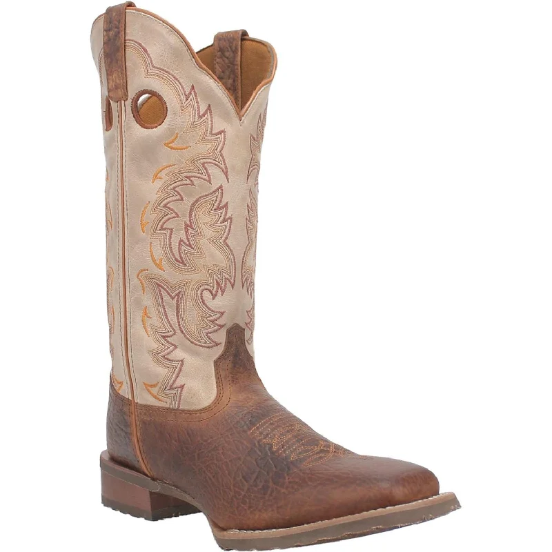 Men's cowboy boots with a spur ledgeLaredo Men's Peete Rust Leather Cowboy Boots 7991