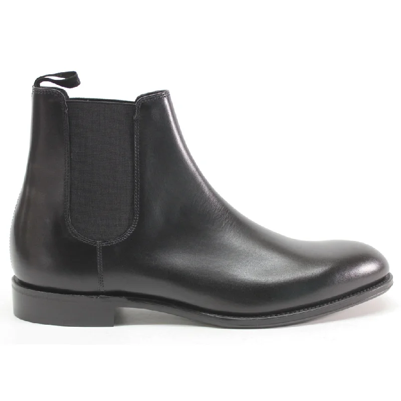 Men's ankle boots with a metallic accentCoppergate Polished Leather Men's Chelsea Boots