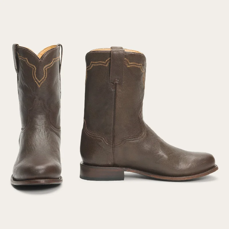 Western - style men's boots with intricate tooling and stitchingPuncher Boots