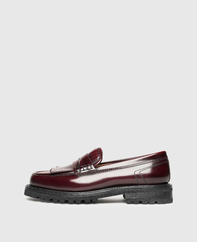 Suede men's boat shoes for a softer textureAmelia FL - Bordeaux