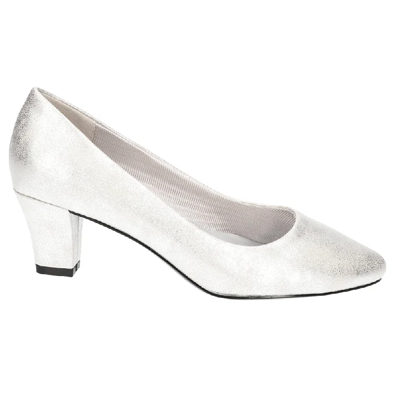 Men's formal shoes with a polished shineBallari Metallic Wedding Block Heel Pumps