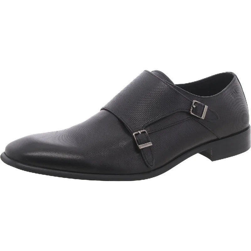 Men's formal shoes with a narrow toe boxBojan Mens Leather Double Monk Shoes