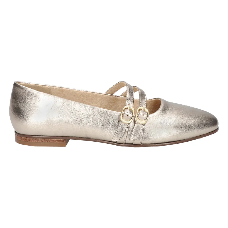 Men's formal shoes with a leather lining for breathabilityDavenport Metallic Mary Jane Flats