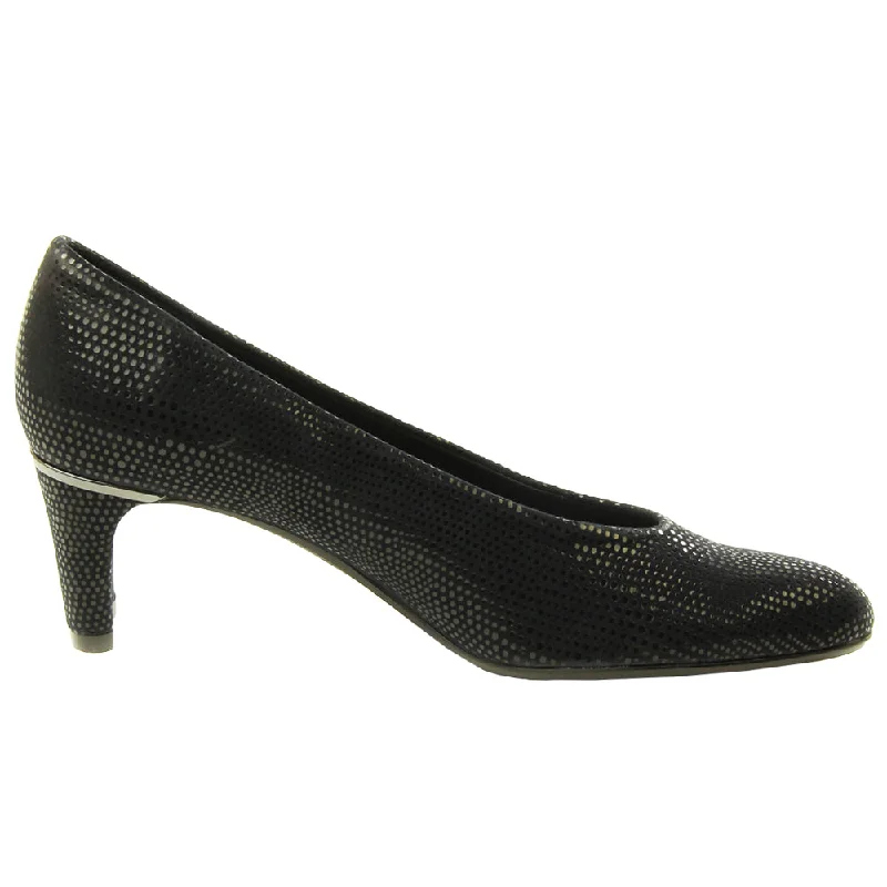 Men's formal shoes with a classic silhouetteDayle Round Toe Block Heel Pumps