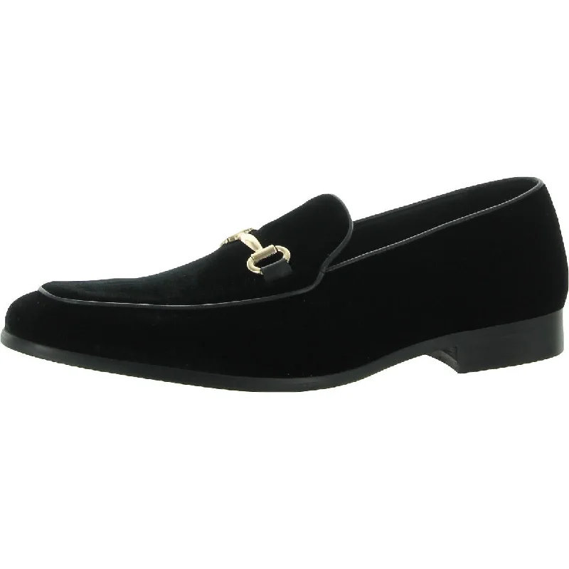 Men's formal shoes with a rubber heel cap for durabilityDiego V Mens Velvet Bit Loafers