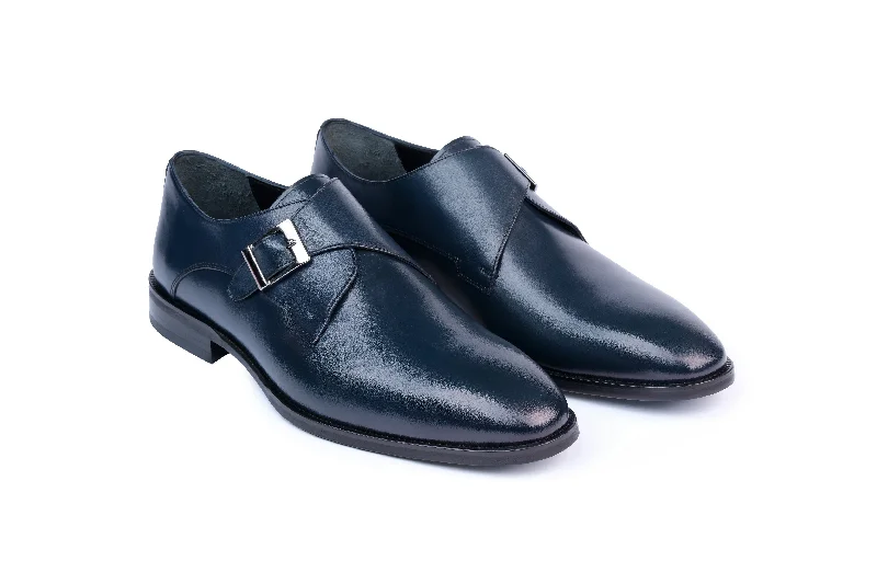 Men's formal shoes with a wingtip designKyrenia Monk Strap Dress Shoes