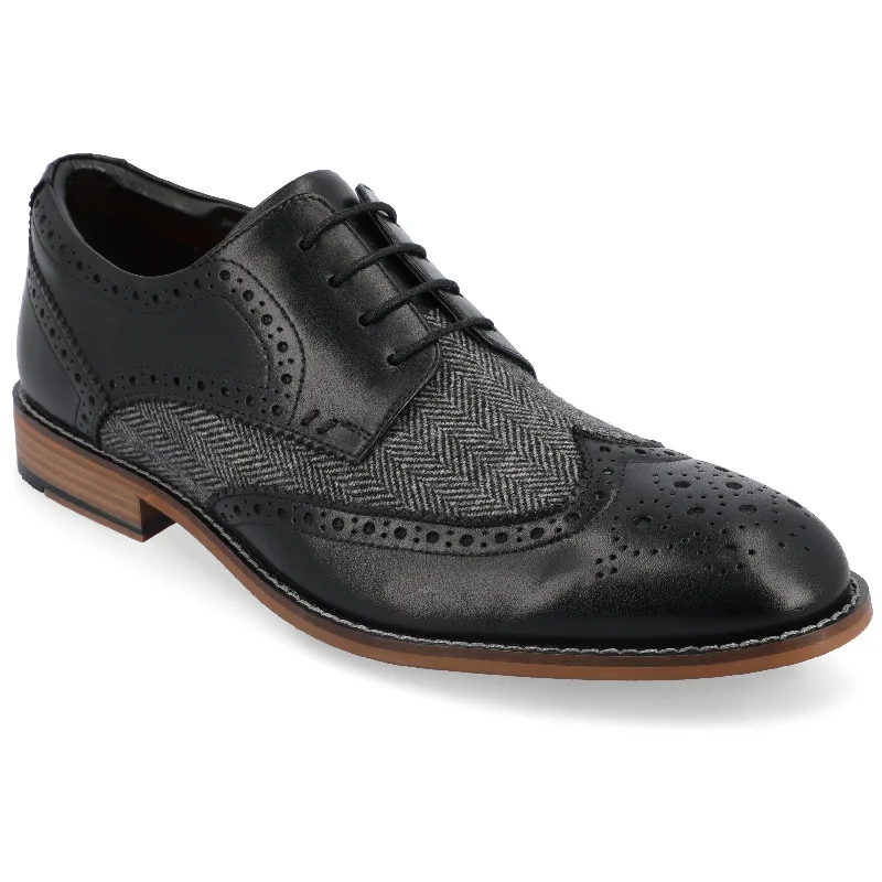 Men's formal shoes with a lace - up closureThomas & Vine Filmore Wingtip Derby