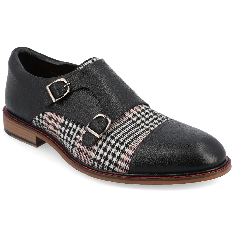 Brogue - style men's formal shoes for a sophisticated lookThomas & Vine Jameson Cap Toe Double Monk Strap Brogue - style men's formal shoes for a sophisticated lookThomas & Vine Jameson Cap Toe Double Monk Strap