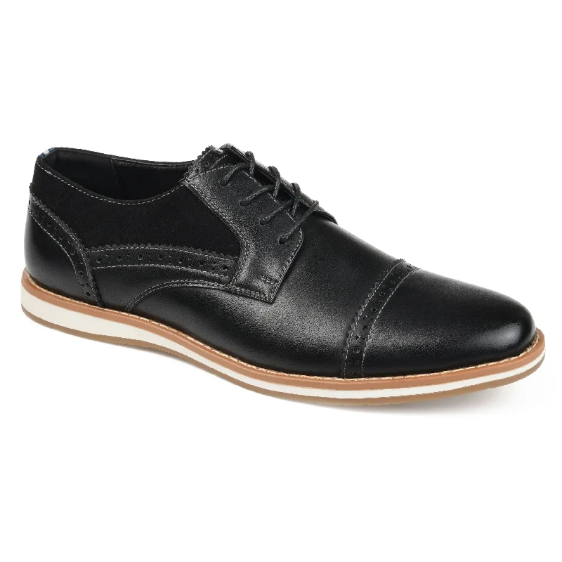 Men's formal shoes with a polished shineVance Co. Griff Cap Toe Brogue Derby