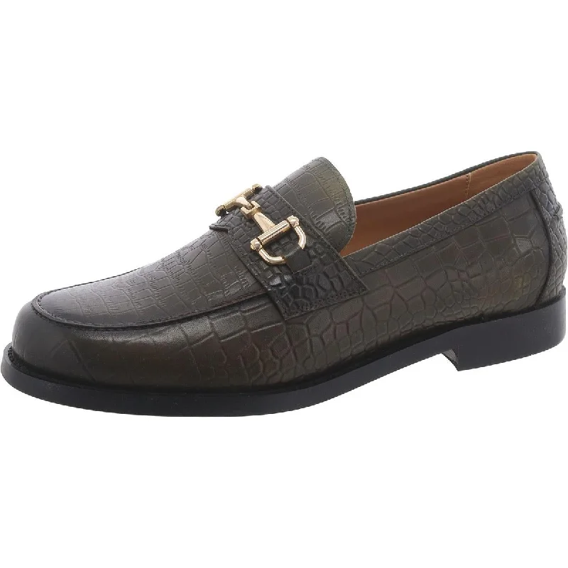 Men's formal shoes with a classic silhouetteWallace Mens Leather Bit Loafers