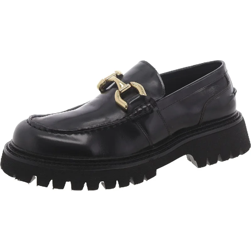 Men's formal shoes with a low - heeled designZylo Mens Leather Bit Loafers